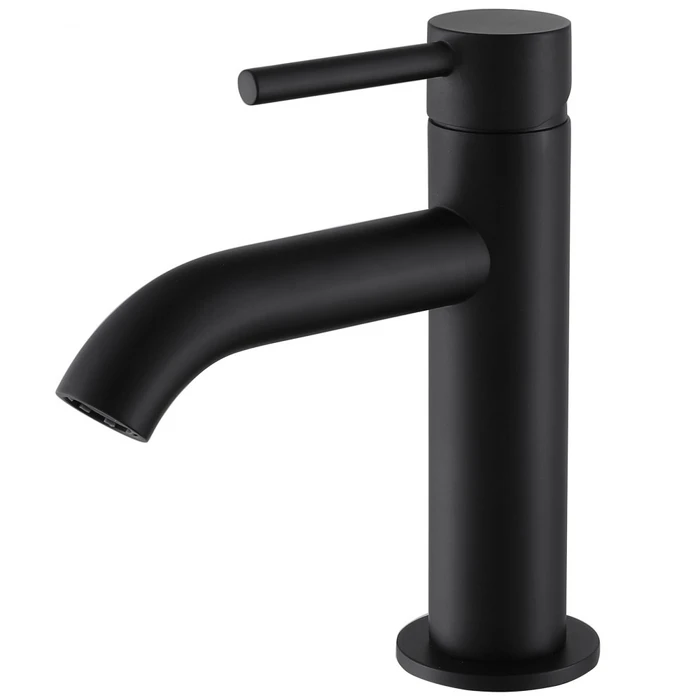 Смеситель ABBER Wasser Kreis AF8110B для раковины, черный матовый AF8110B
