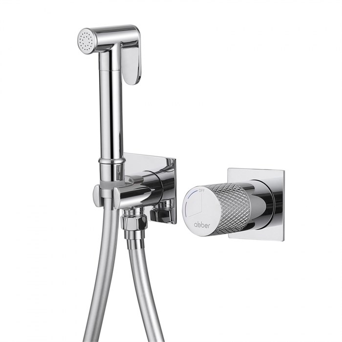 Смеситель ABBER Rund AF8725 с гигиеническим душем, хром AF8725 - фото 74663