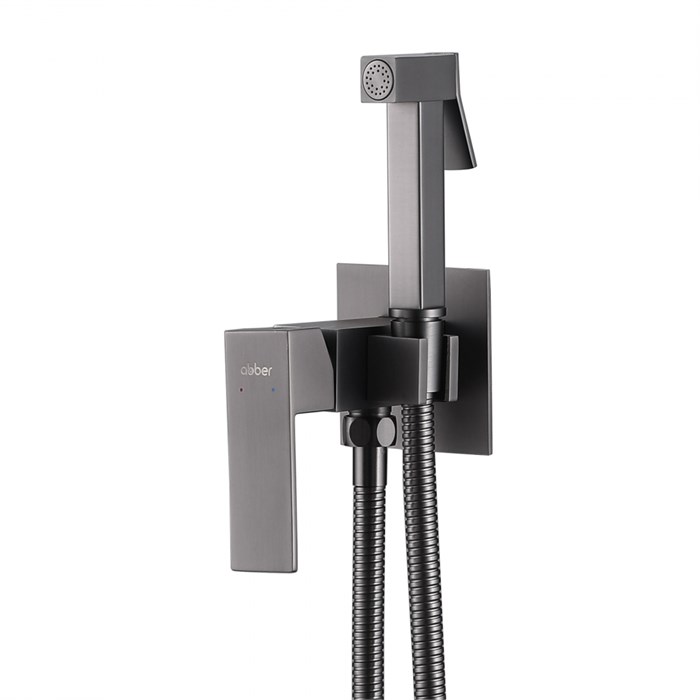 Смеситель ABBER Daheim AF8226NG с гигиеническим душем, никель AF8226NG - фото 74818