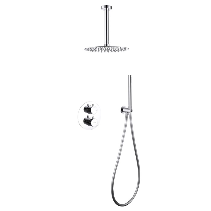 Душевая система ABBER Wasser Kreis AF8121 скрытого монтажа без излива, хром AF8121 - фото 74977