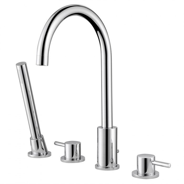 Смеситель ABBER Wasser Kreis AF8113 на борт ванны, хром AF8113 - фото 74980