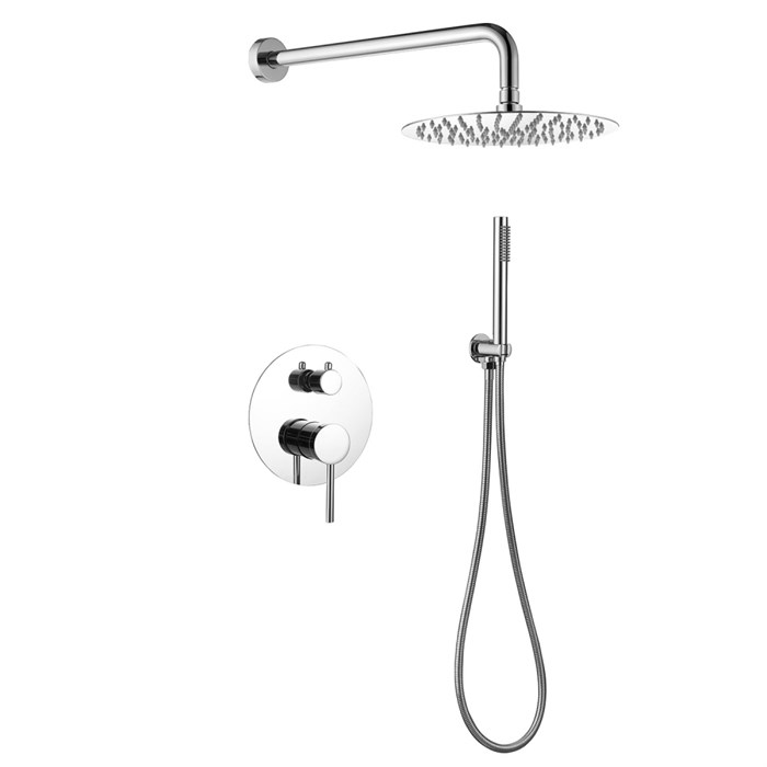 Душевая система ABBER Emotion AF8818 скрытого монтажа без излива, хром AF8818 - фото 75096