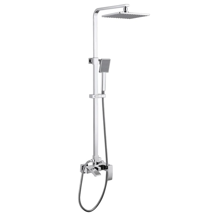 Душевая стойка ABBER Wasserfall AF8616 с изливом, хром AF8616