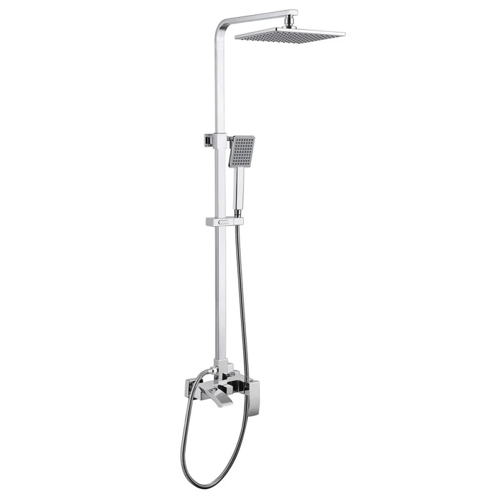 Душевая стойка ABBER Wasserfall AF8616L с изливом, хром AF8616L