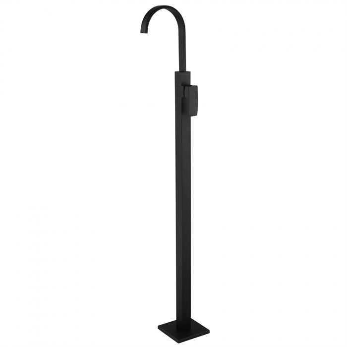 Смеситель ABBER Wasserfall AF8640B напольный для раковины, черный матовый AF8640B - фото 75435