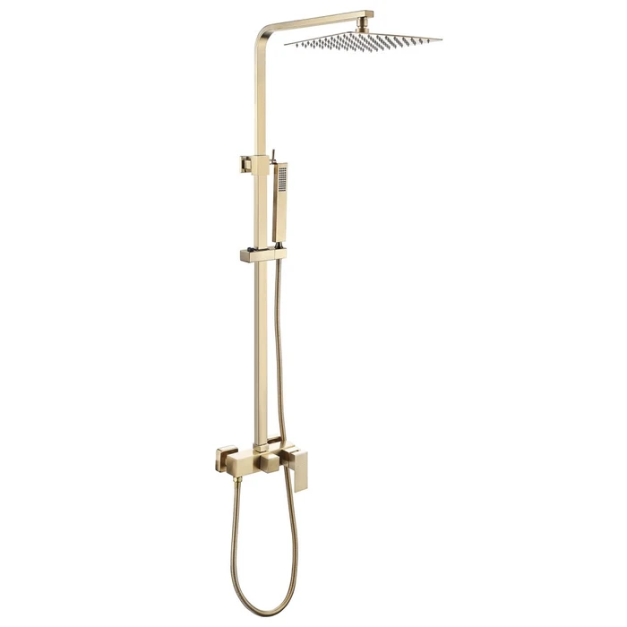 Душевая стойка ABBER Daheim AF8220G без излива, золото матовое AF8220G