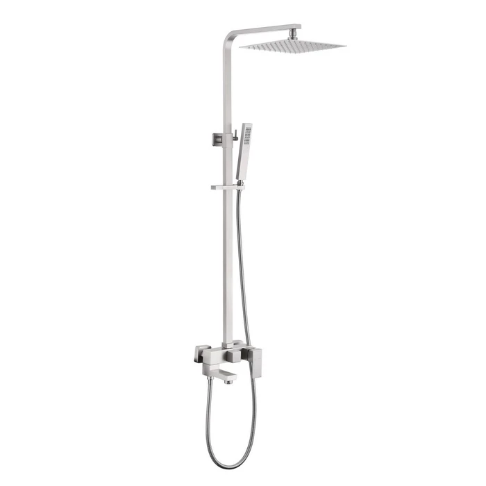 Душевая стойка ABBER Daheim AF8216SPL с изливом, сатин AF8216SPL