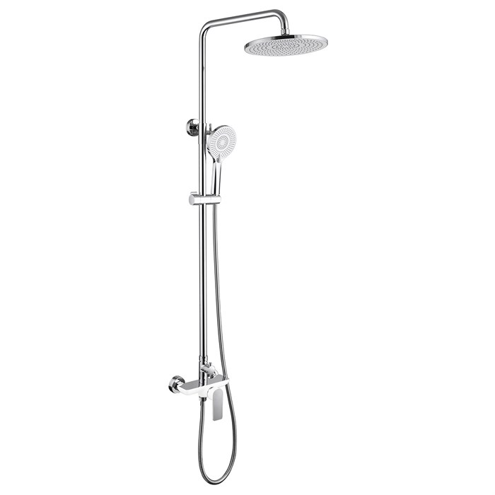 Душевая стойка ABBER Weiss Insel AF8020W без излива, белый-хром, Душевая стойка ABBER Weiss Insel AF8020W - надежное качество из ГерманииОбзор товараЕсли вы ищете надежную душевую стойку, которая прослужит вам многие годы, тогда душевая стойка ABBER Weiss AF8020W - фото 76006