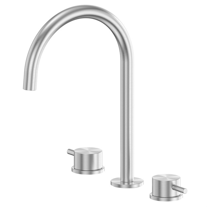 Смеситель ABBER Wasser Kreis 316 AF8108BST-M для раковины, брашированная сталь AF8108BST-M - фото 76048