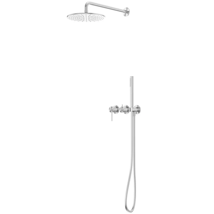 Душевая система ABBER Wasser Kreis 316 AF8118BST скрытого монтажа без излива, брашированная сталь AF8118BST