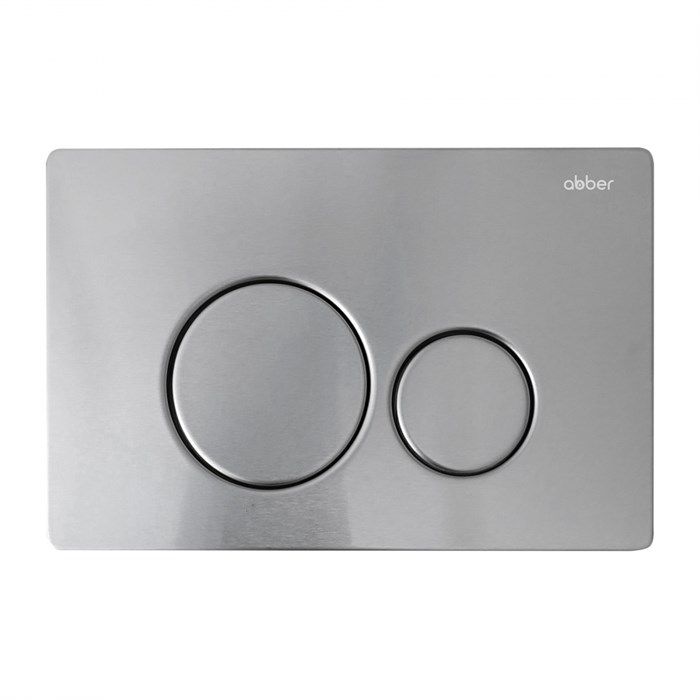 Кнопка смыва ABBER AC0121MCH матовый хром AC0121MCH - фото 76261