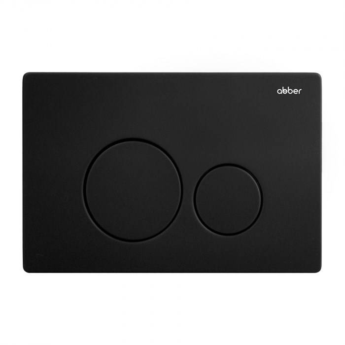 Кнопка смыва ABBER AC0121MB черная матовая AC0121MB - фото 76267