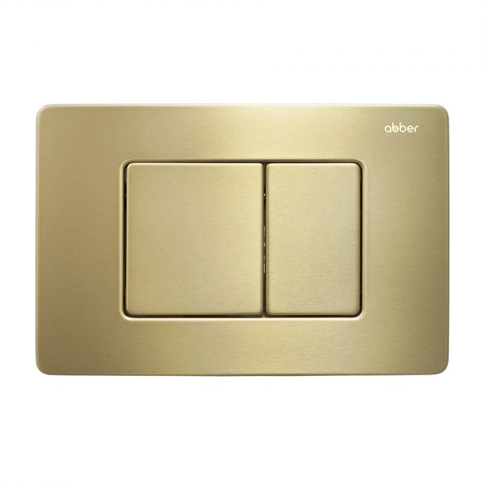Кнопка смыва ABBER AC0120MMG золото матовое AC0120MMG - фото 76271