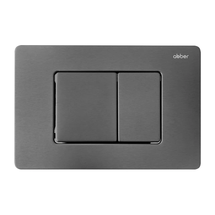 Кнопка смыва ABBER AC0120NG оружейная сталь AC0120NG
