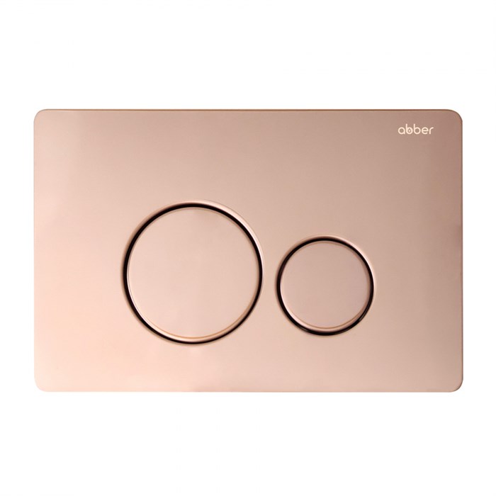 Кнопка смыва ABBER AC0121RG золото розовое AC0121RG - фото 76277