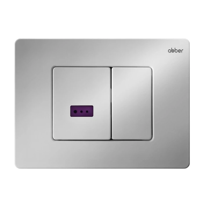 Кнопка смыва сенсорная ABBER AC0122S хром глянцевый AC0122S