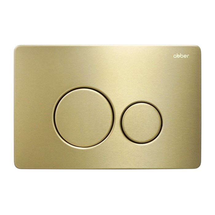 Кнопка смыва ABBER AC0121MMG золото матовое AC0121MMG - фото 76979