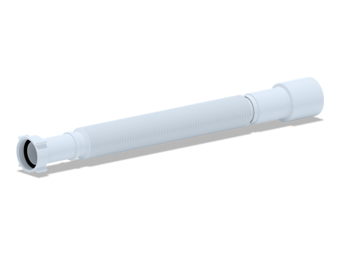 Гибкая труба 1 1/4"*40/50удлинённая, ANI PLAST K216 - фото 79014