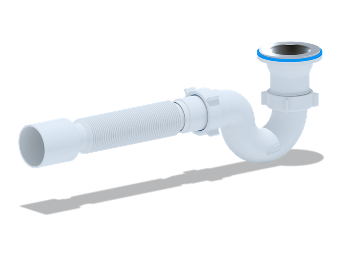 Сифон Ани для душевого поддона1 1/2"*40 с г/т 40х50,ANI PLAST E115 - фото 79086