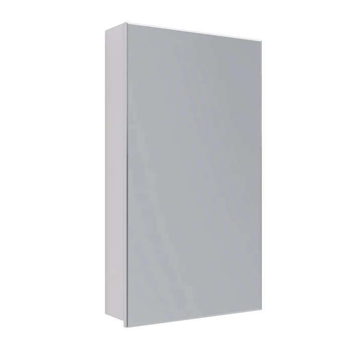 Шкаф зеркальный Lemark UNIVERSAL 45х80 см 1 дверный, петли слева, цвет корпуса: Белый глянец LM45ZS-U