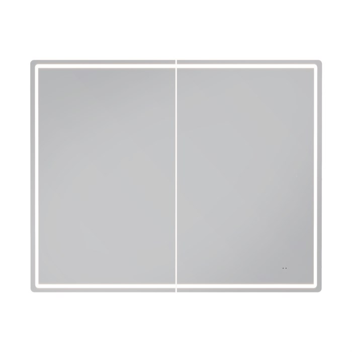 Зеркальный шкаф Geometry Classic 100, LED-подстветкой, безконтактное включение "на взмах" VIGO 119 - фото 80092