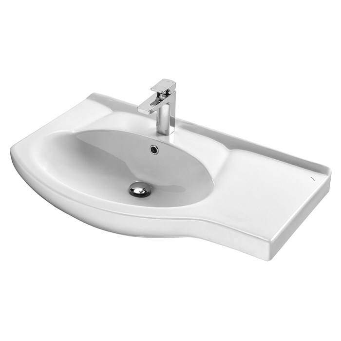 Раковина SANTEK Коралл 83 мебельная белый (WH110228) WH110228 - фото 80381