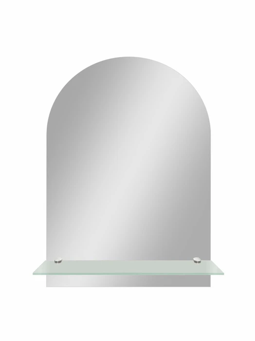 Зеркало Арка 390х590 с полкой В004