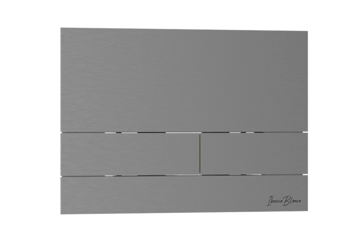 Кнопка смыва IBERICA BLANCA INOX-S нержавеющая сталь, вороненая сталь (IB.B016.02) IB.B016.02 - фото 81946