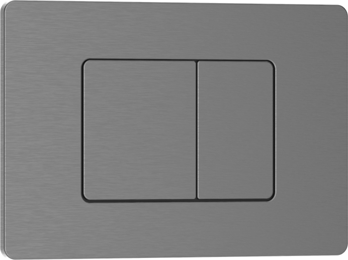 Кнопка смыва IBERICA BLANCA INOX-C нержавеющая сталь, вороненая сталь (IB.B011.008.000) IB.B011.008.000 - фото 81974