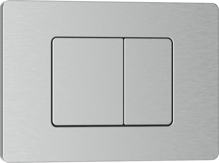 Кнопка смыва IBERICA BLANCA INOX-C нержавеющая сталь, хром матовый (IB.B011.003.002) IB.B011.003.002 - фото 82213