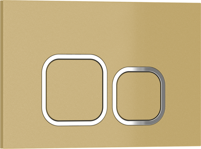 Кнопка смыва IBERICA BLANCA ESTI-Q ABS-пластик, золото глянцевое (IB.B083.006.001) IB.B083.006.001 - фото 82605