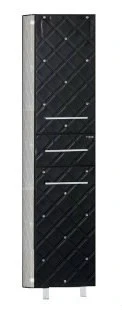 Гранд LUXE ПЕНАЛ - 35 лев.  черно/белая кожа CROCO Л-Грл05035-249КрЛ
