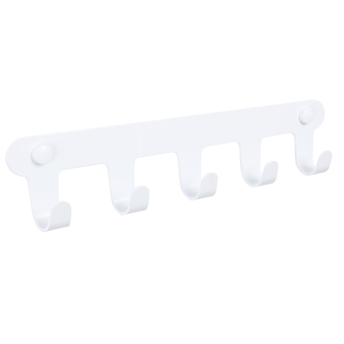 Планка 5 крючков Fixsen, FX-805W-5, белый FX-805W-5 - фото 95432