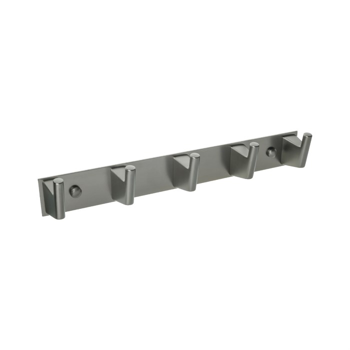 Планка 5 крючков  FIXSEN Trend Graphite (FX-98005-5) FX-98005-5 - фото 95900