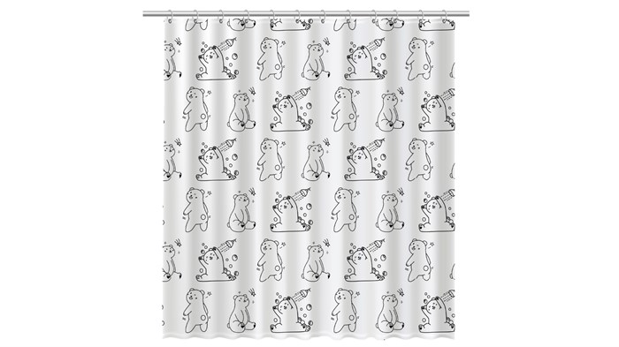 Шторка для ванной Fixsen Teddy Wash FX-1505, без колец FX-1505 - фото 96025