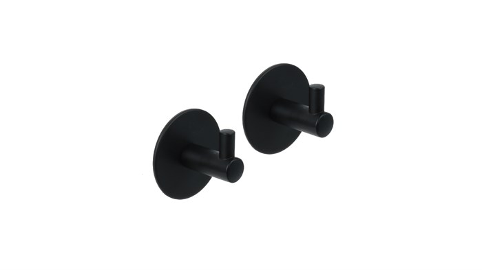 Крючок 3M - 2 штуки, черный FIXSEN (FX-558A) FX-558A - фото 96250