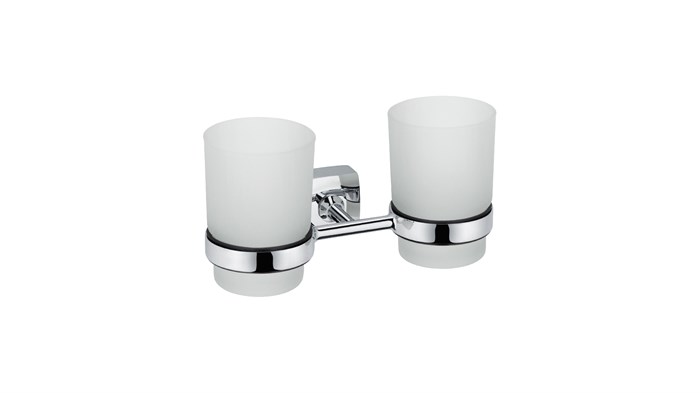 Подстаканник двойной FIXSEN Kvadro (FX-61307) FX-61307 - фото 96483