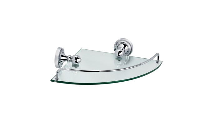 Полка стеклянная угловая FIXSEN Style (FX-41103A) FX-41103A - фото 96525
