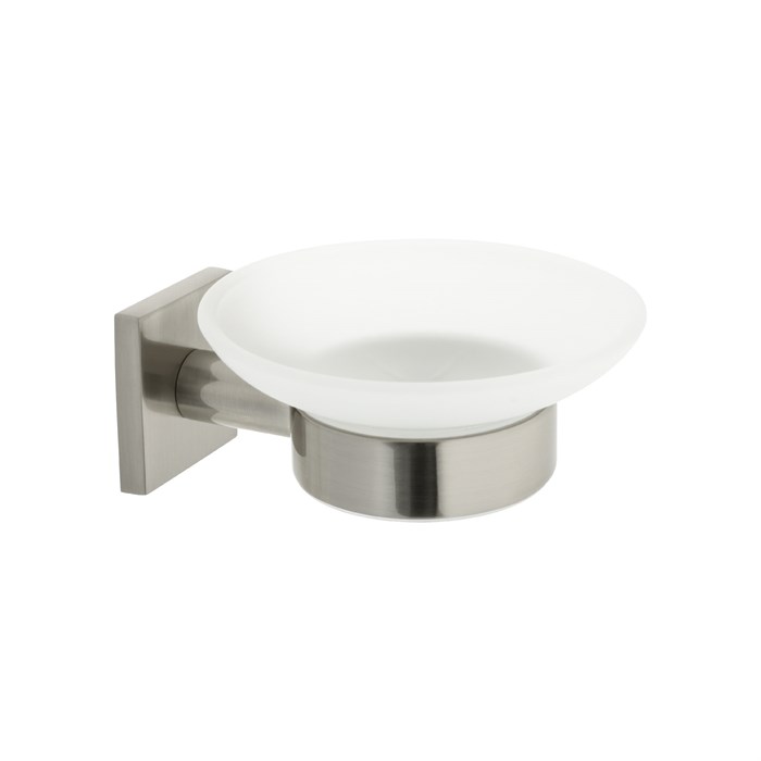 Мыльница стеклянная FIXSEN Lux Satin сатин (FX-16008) FX-16008 - фото 96579