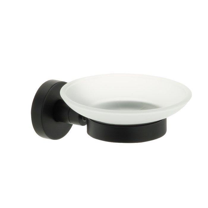 Мыльница стекло черная FIXSEN Comfort Black (FX-86008) FX-86008 - фото 96705