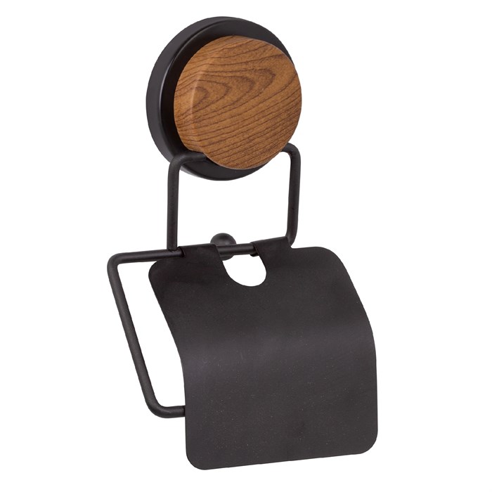 Бумагодержатель с крышкой FIXSEN Magic Wood FX-46010) FX-46010 - фото 96935