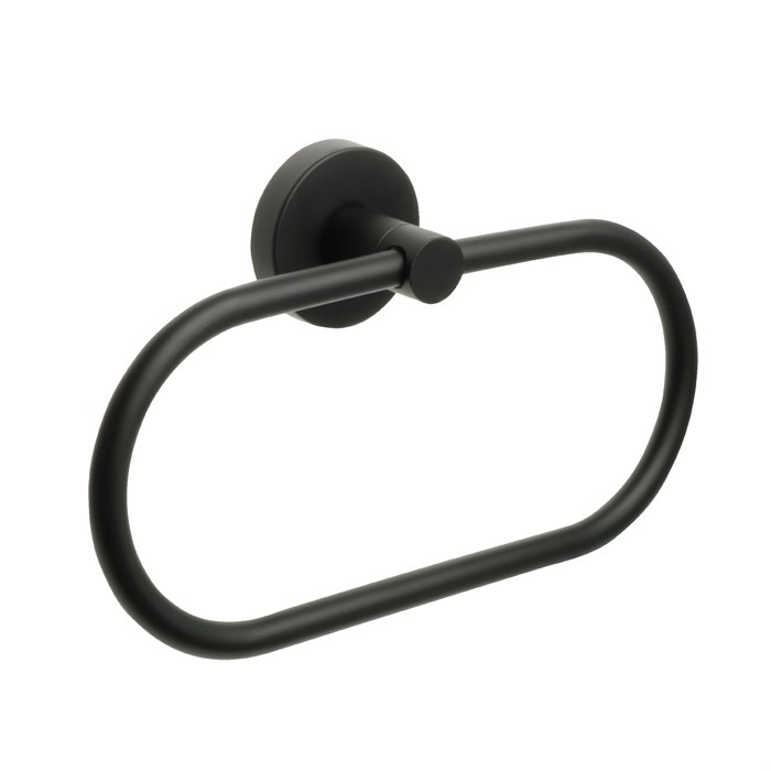 Полотенцедержатель кольцо черный FIXSEN Comfort Black FX-86011) FX-86011 - фото 96947