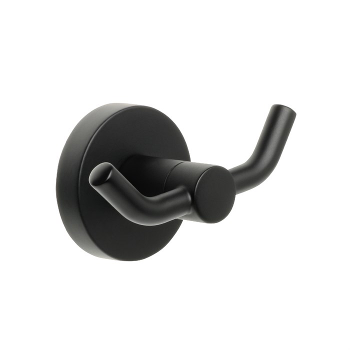 Крючок двойной черный FIXSEN Comfort Black (FX-86005A) FX-86005A - фото 96951
