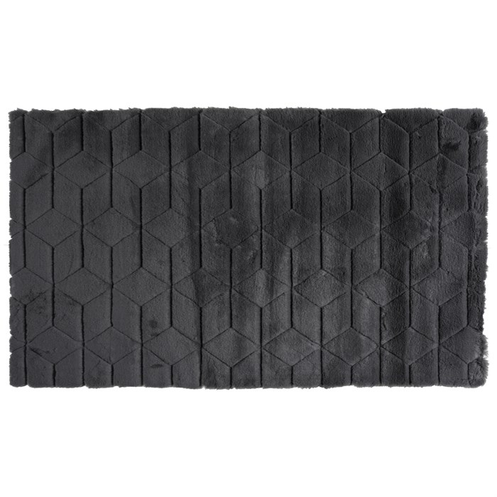 Коврик для ванной 1-ый Fixsen DIAMONT, FX-9050V, графит, 70х120 см FX-9050V - фото 97169