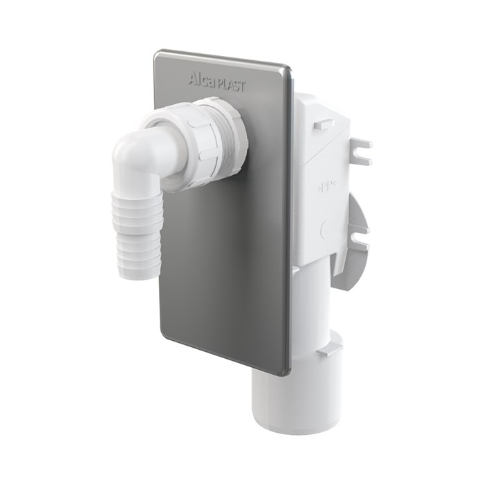 Alcaplast  Сифон для стиральной машины под штукатурку хромированный  AG210321100 AG210321100 - фото 97241