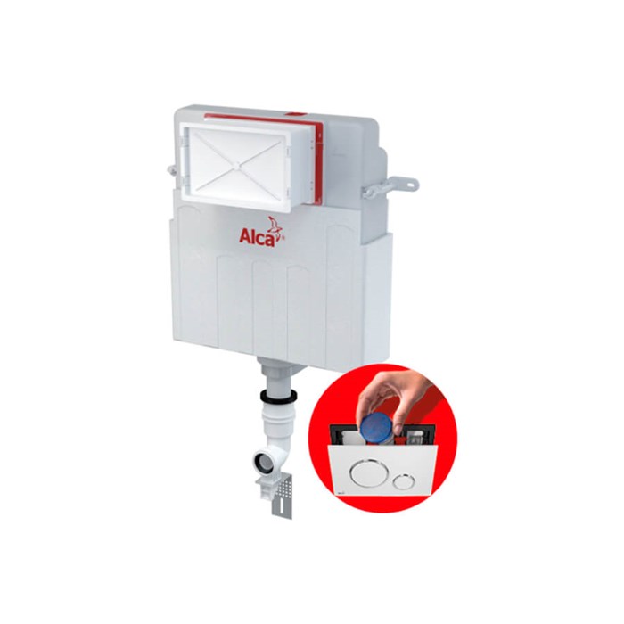 Alcaplast  AM112 Basicмodul - Бачок для унитаза для замуровывания в стену  AM112-0001 AM112-0001 - фото 97293