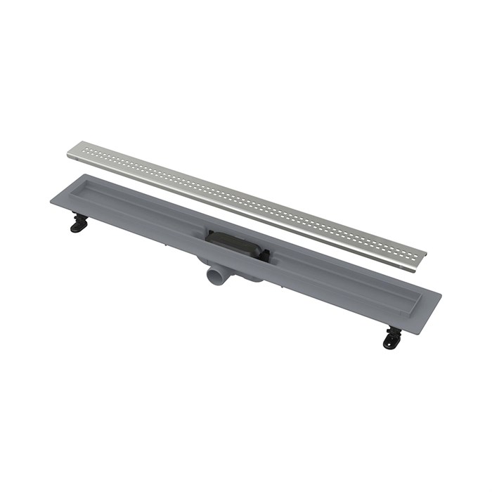 Alcaplast  APZ9 Simple Водоотводящий желоб с порогами для перфорированной решетки  AG100201550 AG100201550 - фото 97488