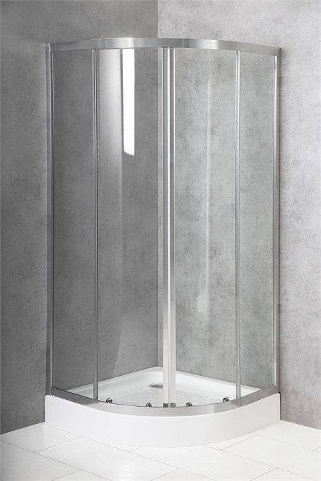 Душевой уголок BelBagno DUE-R-2-90-C-Cr DUE-R-2-90-C-Cr - фото 97848
