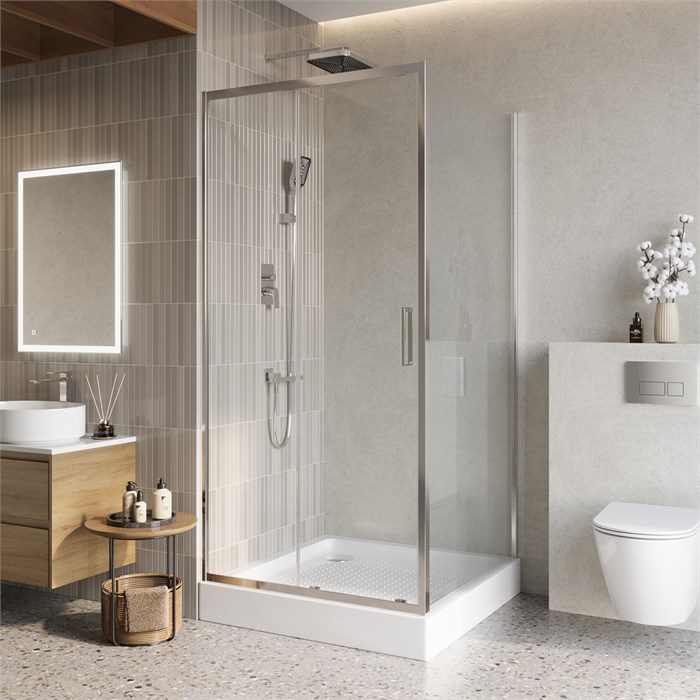 Душевой уголок BelBagno LUCE-A-1-100/100-C-Cr LUCE-A-1-100/100-C-Cr - фото 98203