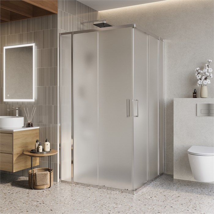 Душевой уголок BelBagno LUCE-A-22-90+20-P-Cr LUCE-A-22-90+20-P-Cr - фото 98212